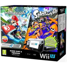 Wii U Premium 32GB - Musta + Mario Kart 8 + Splatoon