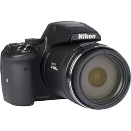 Hybridikamera - Nikon CoolPix P900 Musta + Objektiivin NIkon Nikkor 83X Wide Optical Zoom ED VR 24-2000mm f/2.8-6.5