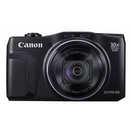 Compact Canon Powershot SX710HS - Musta + Objektiivi Canon 25–750mm f/3.2–6.9