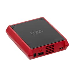 Nintendo Wii Mini RVL-201 -pelikonsoli + peliohjain + Mario Kart -peli - Punainen/Musta