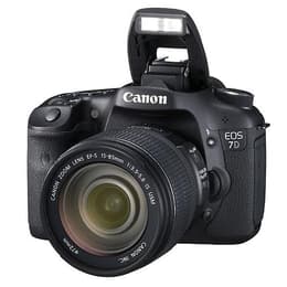 Yksisilmäinen peiliheijastus - Canon EOS 7D Musta + Objektiivin Canon EF-S 15-85mm f/3.5-5.6 IS USM