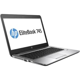 HP EliteBook 745 G3 14" PRO A12 2.1 GHz - SSD 128 GB - 4GB QWERTY - Ruotsi