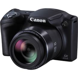 Compact Canon PowerShot SX410 IS - Musta + Objektiivi Canon 24–960mm f/3.5–5.6