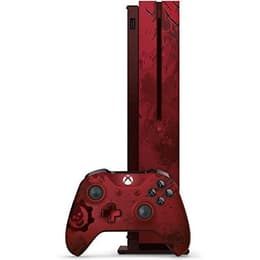 Xbox One S 2000GB - Punainen - Rajoitettu erä Gears of War 4 + Gears of War 4