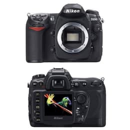 Yksisilmäinen peiliheijastuskamera Nikon D200 ilman linssiä - Musta