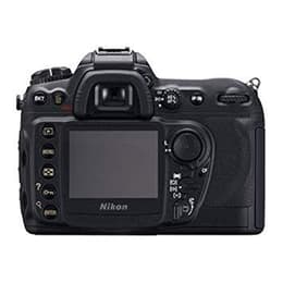 Yksisilmäinen peiliheijastuskamera Nikon D200 ilman linssiä - Musta