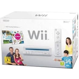 Videopelikonsolit Nintendo Wii Family Edition 0.5 GB + Ohjain + Wii Sports + Wii Party - Valkoinen