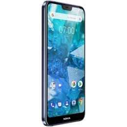 Nokia 7.1 32 GB Dual Sim - Laivastonsininen - Lukitsematon