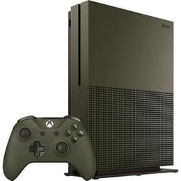 Xbox One S 1000GB - Vihreä - Rajoitettu erä Military Green + Battlefield 1