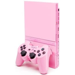 Konsoli Sony Playstation 2 + 2 Ohjaimien - Vaaleanpunainen (pinkki)