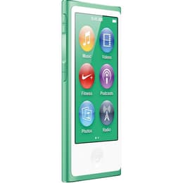 iPod Nano 7 MP3 & MP4-soitin & MP4 16GB - Vihreä/Valkoinen