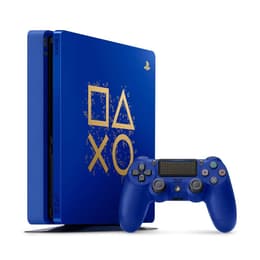 PlayStation 4 Slim 1000GB - Sininen - Rajoitettu erä Days of Play Blue