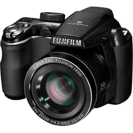 Bridge Fujifilm FinePix S3200 - Musta + Objektiivi Fujifilm 24–576mm f/3.1–5.9