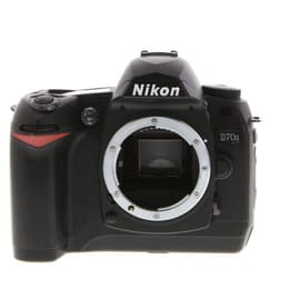Yksisilmäinen peiliheijastuskamera Nikon D70 vain vartalo - Musta