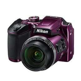 Nikon Coolpix B500 -bridge kamera - Violetti + Nikon Nikkor Wide Optical Zoom 23-900 mm f/3.0-6.5 ED VR -objektiivi