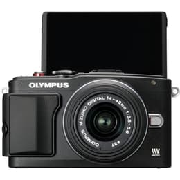 Hybrid Olympus Pen E-PL6 - Musta + Objektiivi Olympus Pen E-PL6