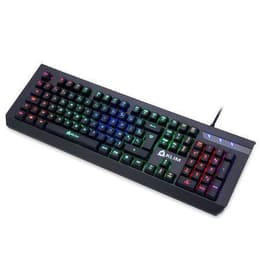 Klim Näppäimistö AZERTY Ranska Taustavalaistu Domination k851