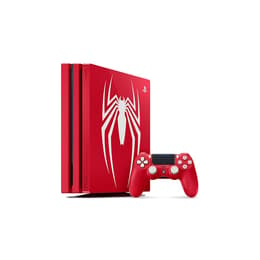 PlayStation 4 Pro 1000GB - Punainen - Rajoitettu erä Spiderman + Marvel’s Spider-Man