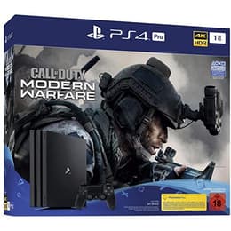 PlayStation 4 Pro 1000GB - Musta + Call of Duty: Modern Warfare