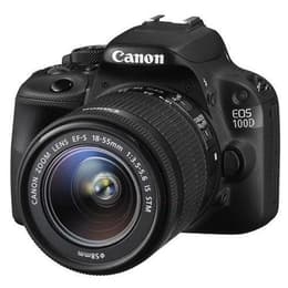 Reflex Canon EOS 100D - Musta + Objektiivi Canon EF-S 18-55mm f / 3.5-5.6 IS STM