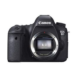 Yksisilmäinen peiliheijastuskamera Canon EOS 6D vain vartalo - Musta