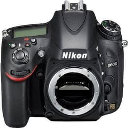 Yksisilmäinen peiliheijastuskamera Nikon D600 vain vartalo - Musta