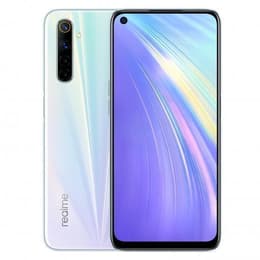 Realme 6 128 GB Dual Sim - Valkoinen - Lukitsematon