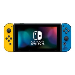 Switch 32GB - Sininen/Keltainen - Rajoitettu erä Nintendo Switch Fortnite Wildcat Bundle + Fortnite