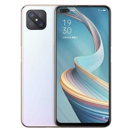 Oppo Reno4 Z 5G 128 GB Dual Sim - Valkoinen - Lukitsematon