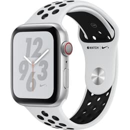 Apple Watch (Series 4) GPS + Cellular 44 mm - Alumiini Hopea - Sport Nike Hopea