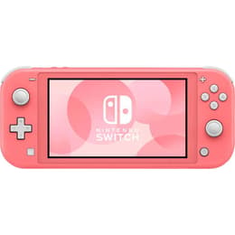 Switch Lite 32GB - Vaaleanpunainen (pinkki) + Animal Crossing: New Horizons
