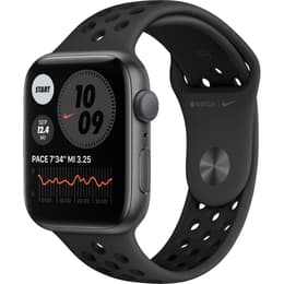 Apple Watch (Series 4) GPS 44 mm - Alumiini Tähtiharmaa - Sport Nike Antrasiitti / MUsta