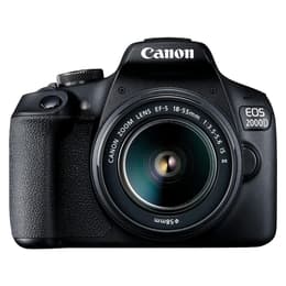 Yksisilmäinen peiliheijastus - Canon EOS 2000D Musta + Objektiivin Canon EF-S 18-55 f/3.5-5.6 IS II + Canon EF-S 75-300 f/4-5.6 III USM