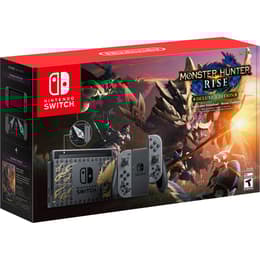 Switch 32GB - Harmaa - Rajoitettu erä Monster Hunter Rise + Monster Hunter Rise