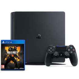 PlayStation 4 Slim 500GB - Musta + Call of Duty: Black Ops 4