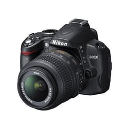 NIKON D3000 + LENS: 18-55 Noir Videokamera -