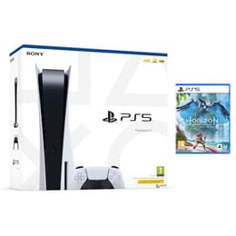 PlayStation 5 825GB - Valkoinen + Horizon Forbidden West