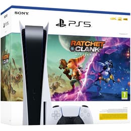 PlayStation 5 825GB - Valkoinen + Ratchet & Clank: Rift Apart