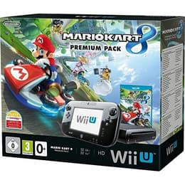 Wii U 32GB - Musta + Mario Kart 8