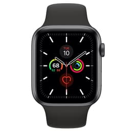 Apple Watch (Series 7) GPS 45 mm - Alumiini Musta - Sport band Musta