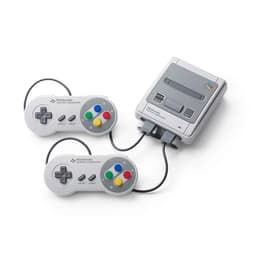 Konsoli Nintendo Classic Mini SNES +2 Ohjaimien - Harmaa