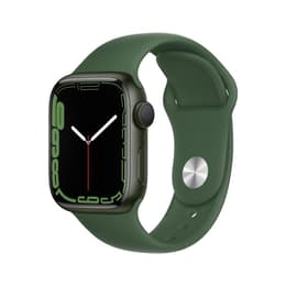 Apple Watch (Series 7) GPS 41 mm - Alumiini Vihreä - Sport band Vihreä