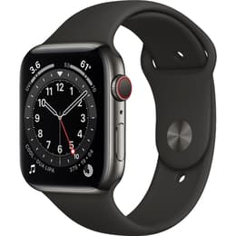 Apple Watch (Series 6) GPS 40 mm - Alumiini Musta - Sport band Musta