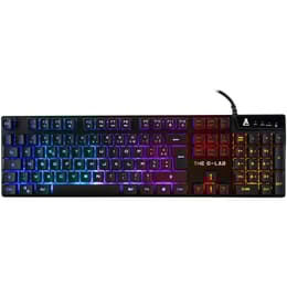 The G-Lab Näppäimistö QWERTY Espanja Taustavalaistu KeyZ-Iridium