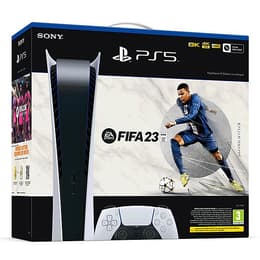 PlayStation 5 Digital Edition 825GB - Valkoinen - Rajoitettu erä Digital + FIFA 23