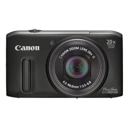 Compact Canon PowerShot SX260 HS - Musta + Objektiivi Canon 25-500 mm f/3.5-6.8