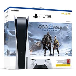 PlayStation 5 825GB - Valkoinen + God of War Ragnarok