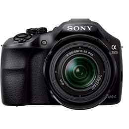 Yksisilmäinen Peiliheijastuskamera Sony Alpha 3000 Musta + Objektiivi Sony E 18-55 mm f/3.5-5.6 OSS