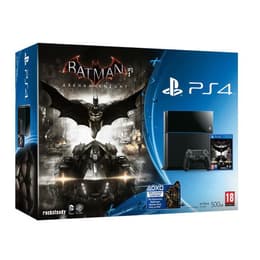 Konsoli Sony PlayStation 4 Slim 500GB +1 Ohjain + Batman Arkham Knight - Musta