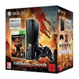 Konsoli Microsoft Xbox 360 250GB +1 Ohjain + Gears of War: Judgment - Musta
